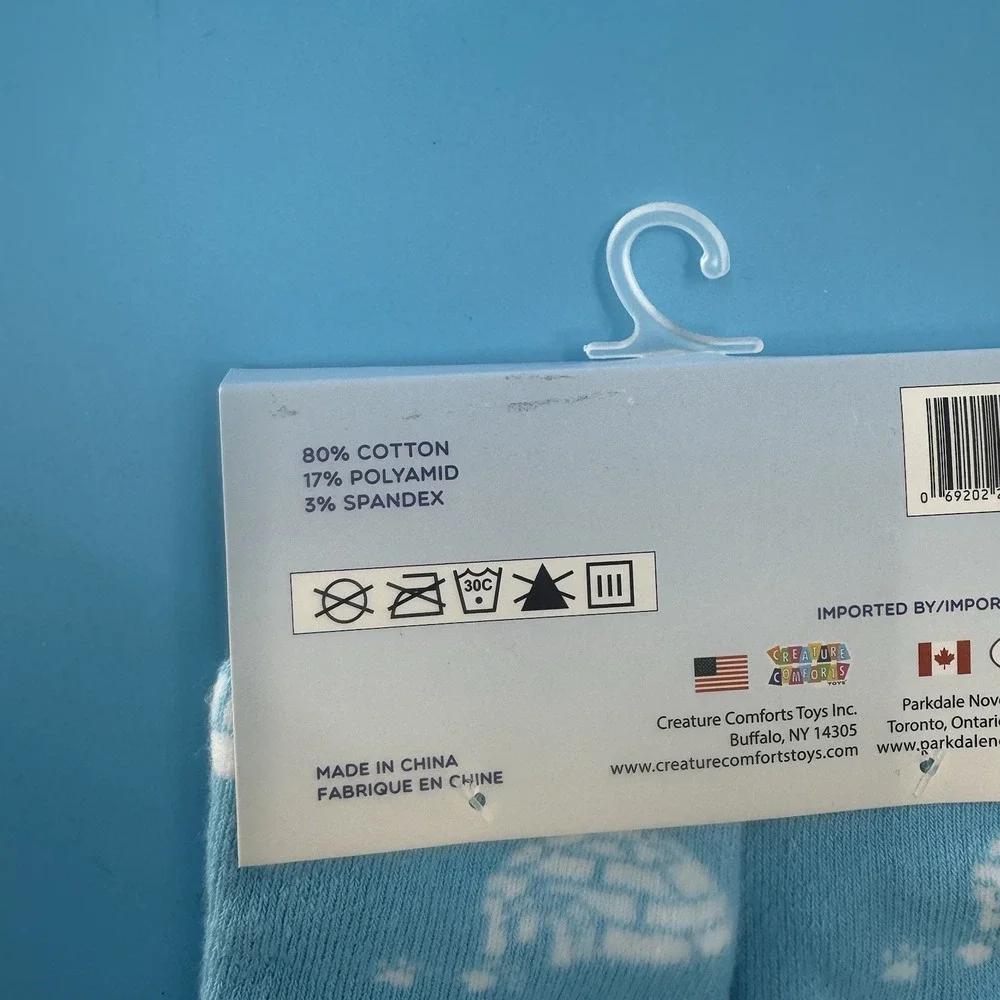 Lil Traveller Plush Polar Bear Baby Socks 0–36M New